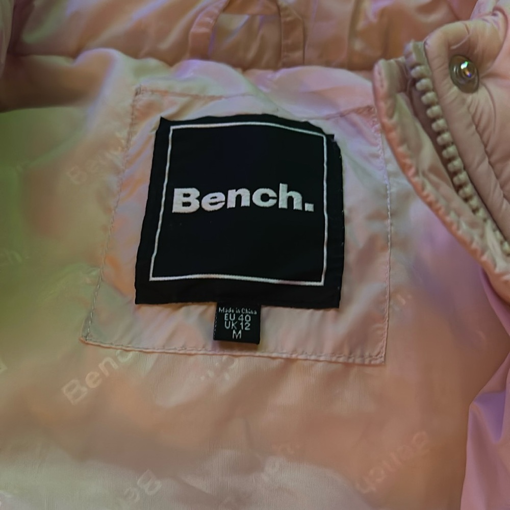 Bench pink puffer jacket
